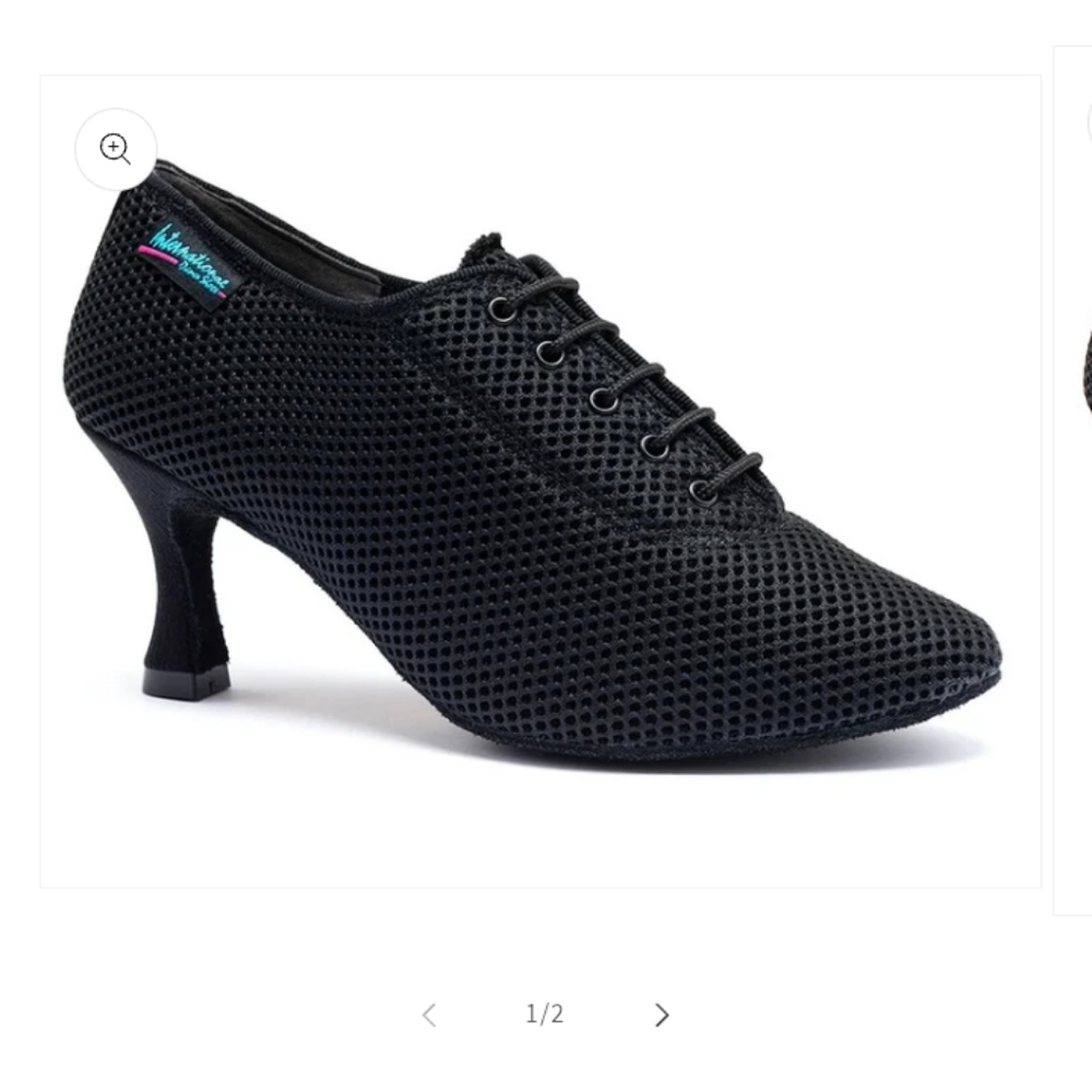 NWT.International Dance Shoes, Roxy, Air Mesh, 2” IDS Heel.Size 8.
